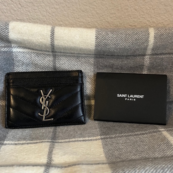 Yves Saint Laurent Accessories Ysl Card Holder Poshmark